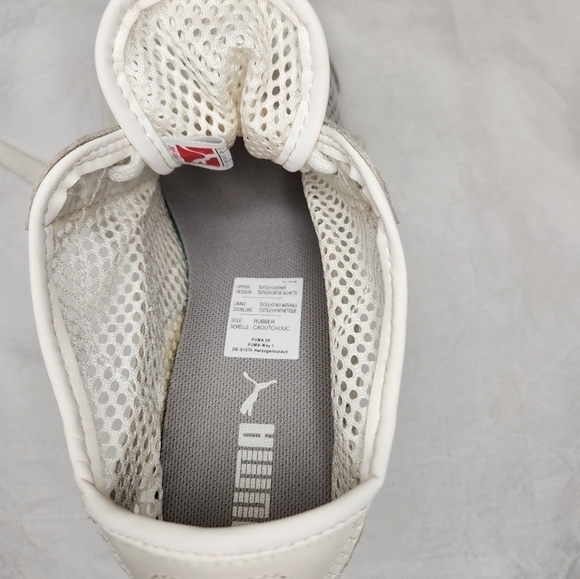 Puma White Leather Wedge Sneakers - Picture 11 of 13